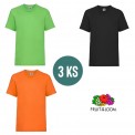 3 PACK - Detské tričko VALUEWEIGHT T KIDS , Lime, Black, Orange